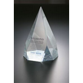 Lucite Diamond Pyramid Embedment Award